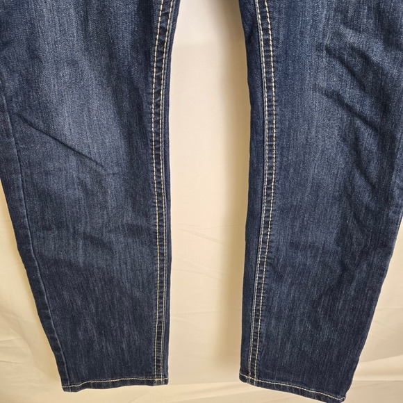 Canyon River Blues Jeans, Embellished Pockets, Contrast Stitching, Size 14 - Picture 3 of 10